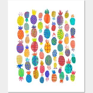 Cute Pineapples Posters and Art